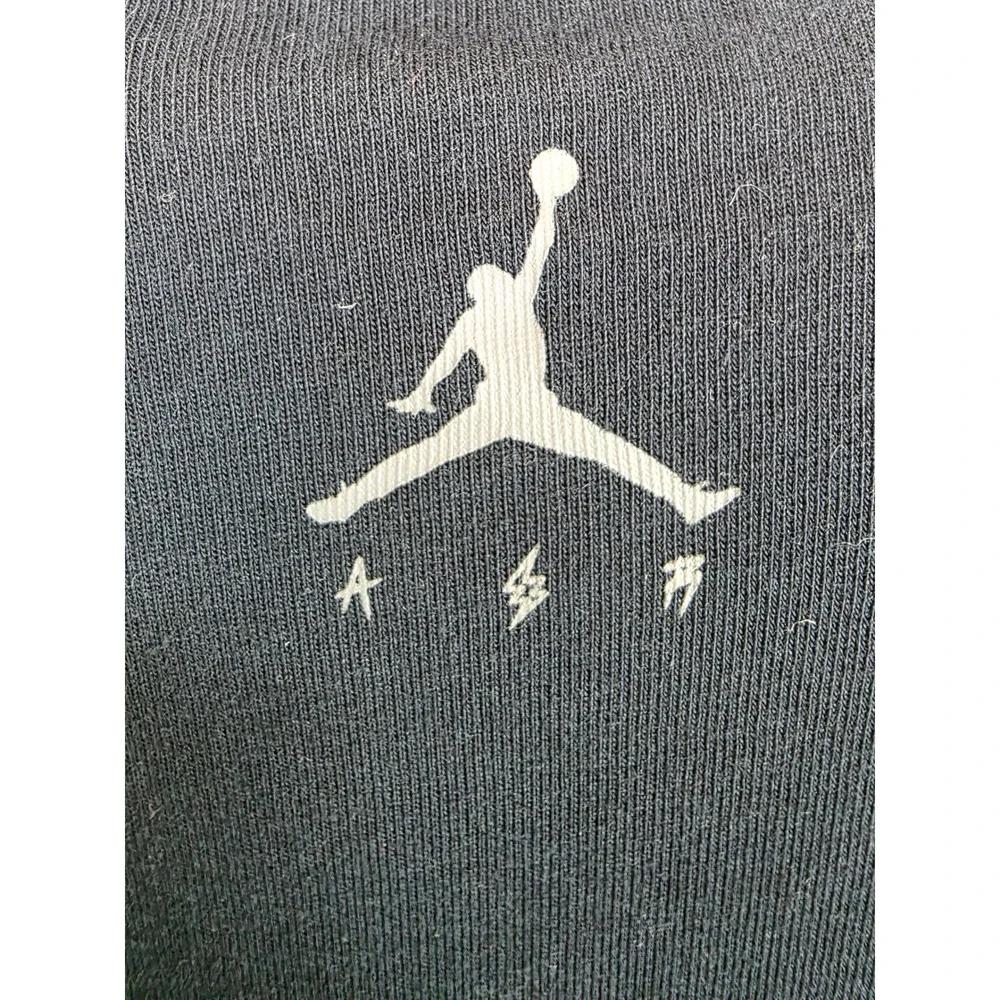 Jordan J Balvin Mens Black Graphic T-Shirt DR2962-010 Medium‎